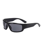 Lunettes originales Y2K - Galapala G005⎜FORGE - monture noire - verres noirs - vue de profil