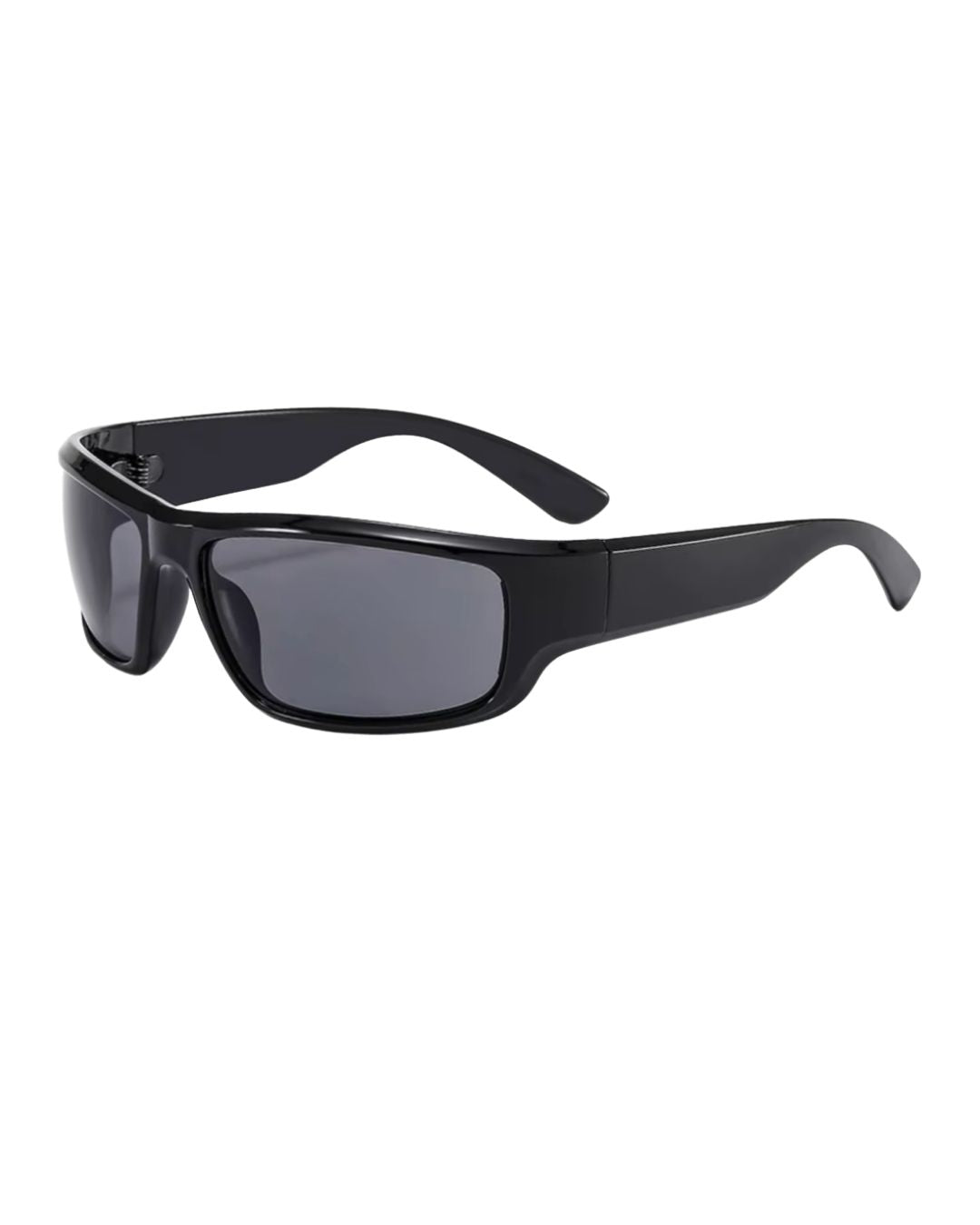Lunettes originales Y2K - Galapala G005⎜FORGE - monture noire - verres noirs - vue de profil