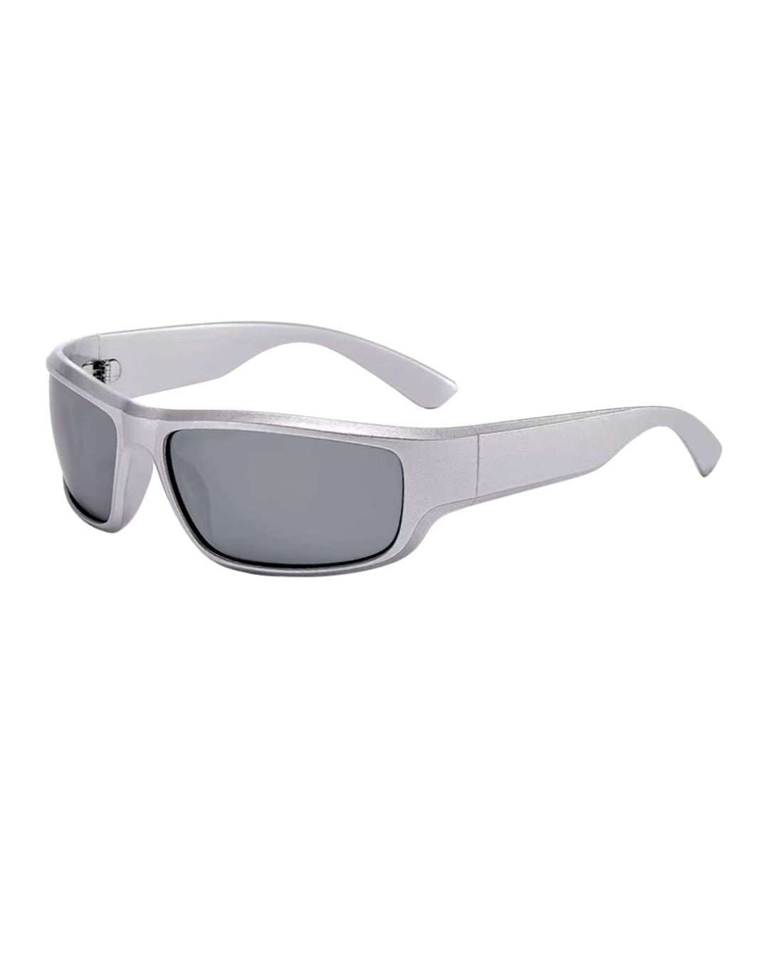 Lunettes originales Y2K - Galapala G005⎜FORGE - monture argentée - verres argentés - vue de profil