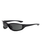 Lunette de vitesse Y2K - Galapala G013⎜PROTO - monture noire - verres noirs - vue de profil