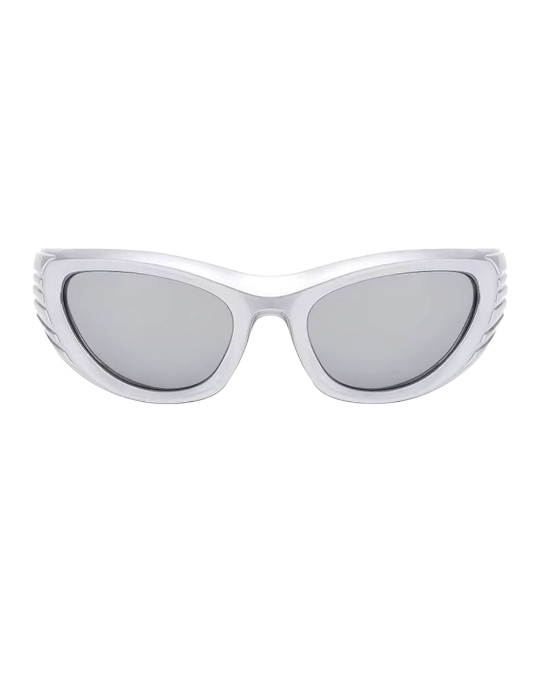 Lunette de vitesse - Galapala G018⎜GALEO - monture argentée - verres argentés - vue de face