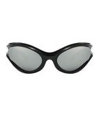 Lunette de vitesse originale - Galapala G019⎜MOVEN - monture noire - verres argentés - vue de face