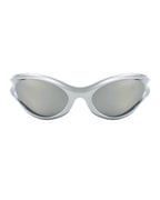 Lunette de vitesse originale - Galapala G019⎜MOVEN - monture argentée - verres argentés - vue de face