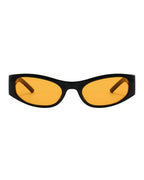 Lunette noir originale - Galapala G020⎜ATMOS - monture noire - verres oranges - vue de face